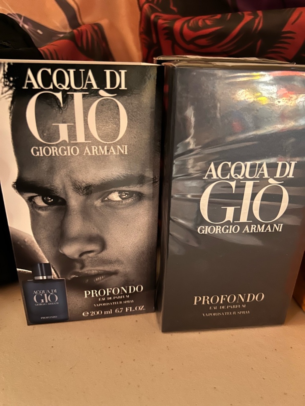 Giorgio Armani Acqua di Giò Profondo – Black and Deep Blue Packaging